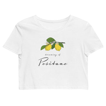 Dreaming of Positano Organic Crop Top - AMALFITANA STORE